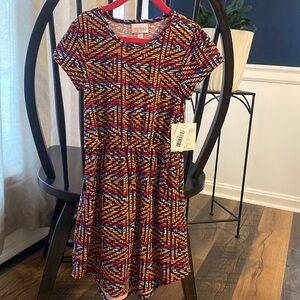 Children’s size 8 LulaRoe Mae dress